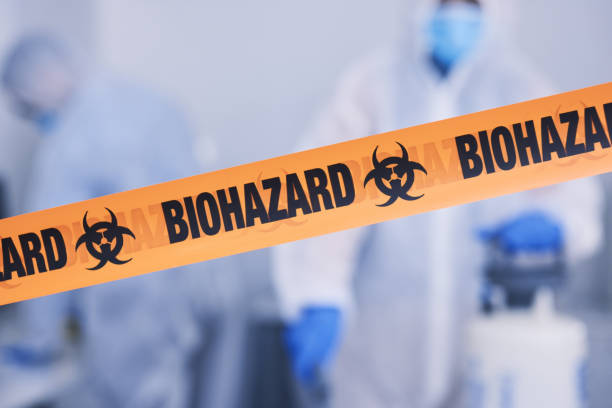 Professional Blood Cleanup technician working in New Blaine, AR